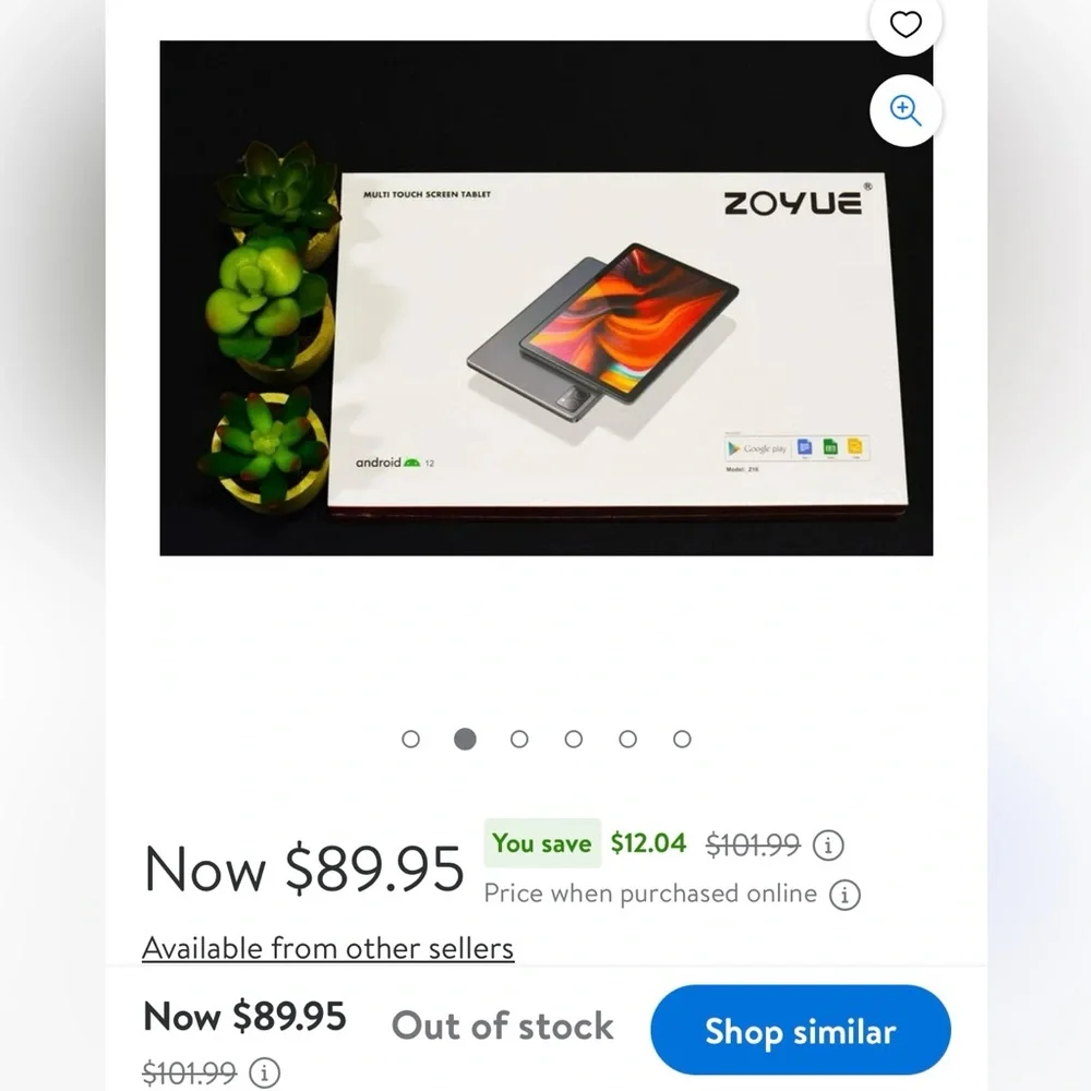 NEW Zoyue 10.1 in Android 12 4G Tablets HD 3GB RAM 64GB ROM Cellular Sim Card